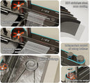 Luxury Multifunctional Kitchen Sink with Dual Waterfall