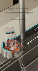 Luxury Multifunctional Kitchen Sink with Dual Waterfall