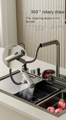 Luxury Multifunctional Kitchen Sink with Dual Waterfall