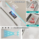 Luxury White Multifunctional Kitchen Sink with Dual Waterfall
