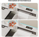 Luxury White Multifunctional Kitchen Sink with Dual Waterfall