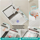 Luxury White Multifunctional Kitchen Sink with Dual Waterfall