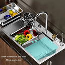 High-Quality Multifunctional Kitchen Sink in Stainless Steel Finish