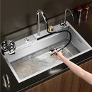 High-Quality Multifunctional Kitchen Sink in Stainless Steel Finish