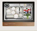 High-Quality Multifunctional Kitchen Sink in Stainless Steel Finish