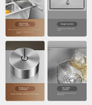 High-Quality Multifunctional Kitchen Sink in Stainless Steel Finish