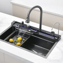 DANUBE-W12 | Multifunctional Kitchen Sink Set Stainless Steel Nano Double Waterfall Sink