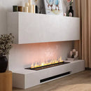 3D water vapor built-in electric fireplace
