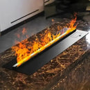 3D water vapor built-in electric fireplace