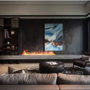 3D water vapor built-in electric fireplace