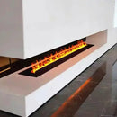 3D water vapor built-in electric fireplace