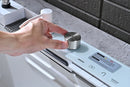 100cm Modern White Double Waterfall Kitchen Sink