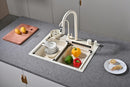 60cm Beige Multifunctional Kitchen Sink