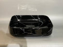 Black Marble Effect Bathroom Basin
