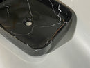 Black Marble Effect Bathroom Basin