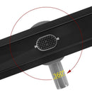 Matte Black Linear Shower Floor Drain