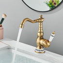 Antique Gold Luxury Bathroom Faucet
