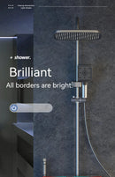 Modern LED Smart Shower System D12 with Display