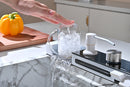 White Marble Multifunctional Kitchen Sink with Double Waterfall