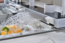 White Marble Multifunctional Kitchen Sink with Double Waterfall