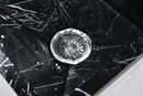 Black Marble Multifunctional Kitchen Sink with Double Waterfall