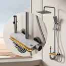 Modern Marble-Effect Smart Shower with LED Display D53