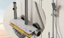Modern Marble-Effect Smart Shower with LED Display D53