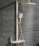 Modern Milky White Smart Shower with LED Display D60