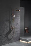 Rose Gold Smart Shower System with Thermostat and LED Display D43