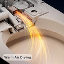 Multifunctional Smart Toilet in White Marble Finish