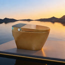 Multifunctional Gold Smart Toilet