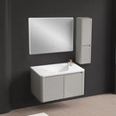 AURA LATTE 90cm Bathroom Vanity Cabinet with Basin and LED Mirror