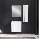 LINEA WHITE 60cm Bathroom Vanity Cabinet with Basin