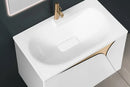 VIVA White 80cm Bathroom Vanity Cabinet with Basin