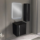 LINEA Black 60cm Bathroom Vanity Cabinet with Basin