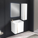 ALBA WHITE 70cm Bathroom Vanity Cabinet with Basin