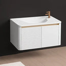 ARIA WHITE 60 cm Bathroom Vanity Cabinet with Basin