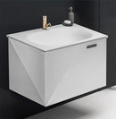 FORMA WHITE 60 cm Bathroom Vanity Cabinet with Basin