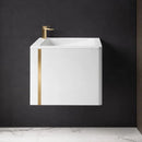 MIA WHITE 60 cm Bathroom Vanity Cabinet with Basin