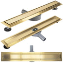 Gold Linear Shower Floor Drain