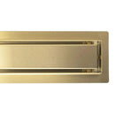 Gold Linear Shower Floor Drain