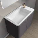 Bathroom Vanity Cabinet with Basin NOVA DARK GREY 60 cm