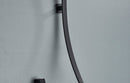 Matte Black Waterfall Wall-Mounted Bathroom Faucet