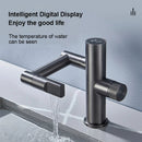 360-Degree Rotating Bathroom Faucet with Display