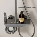 Thermostatic 4-Function Shower System with Piano Buttons D16