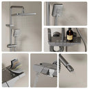 Thermostatic 4-Function Shower System with Piano Buttons D16