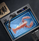 Multifunctional Ultrasonic Kitchen Sink 60cm