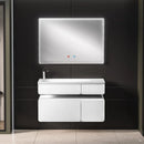 ROMA WHITE 100 cm Bathroom Vanity Cabinet with Basin