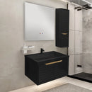 DONNA BLACK 80 cm Bathroom Vanity Cabinet with Basin