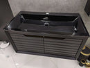DONNA BLACK 80 cm Bathroom Vanity Cabinet with Basin